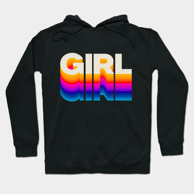 4 Letter Words - Girl Hoodie by DanielLiamGill